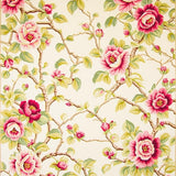 Beige Spring Bloom Entryway Vibrant Flower Area Low Pile Design(Ivory)