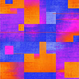 Whimsical Multicolored Fluid Design(Blue)