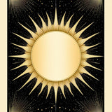 Vibrant Sunburst Geometric Aesthetic(Gold)