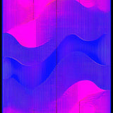Striking Futuristic Radiant Motif(Pink)