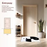 Contemporary Monochrome Yin Yang(Black)