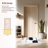 Minimalist Black and Silver Motif(Black)