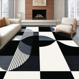 Sleek Abstract Monochrome Aesthetic(Black)