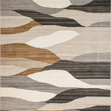 Abstract Earthy Toned Swirls(Beige)
