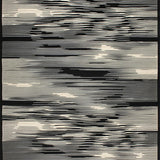 Contemporary Black and White Stripes(Black)