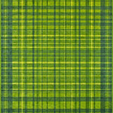 Modern Shag Distressed Geometry(Green)