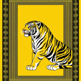 Contemporary Bold Tiger Imagery(Yellow)
