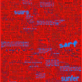 Funky Colorful Textured Aesthetic(Blue)