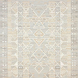 Abstract Geometric Weave Area with Neutral Tones(Gray)