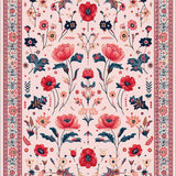 Charming Abstract Floral Composition(Pink)