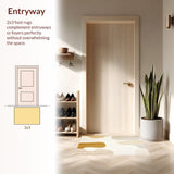 Artistic Palomino Beige Abstract Area Modern Animal(Beige)