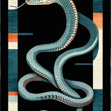 Contemporary Serpent Aesthetic Charm(Blue)