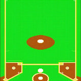 Youthful Colorful Baseball Design(Green)
