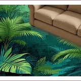 Tropical Floral Textured Elegance(Green)