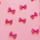 Cute Bow Decor Girl Bedside Mat(Pink)