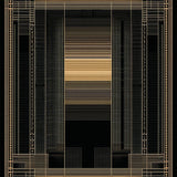 Contemporary Bold Patterned(Beige)