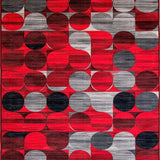 Trendy Abstract Circular Visuals(Red)