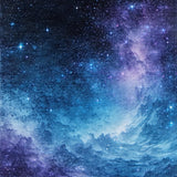 Glittering Pastel Tie Dye(Blue)