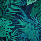 Coastal Vibrant Leafy Design(Blue)