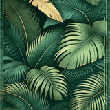 Elegant Verdant Tiled Arrangement(Green)