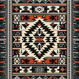 Ethnic Inspired Geometric Elegance(Black)