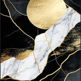 Minimalist Earthy Tones Design(Black)