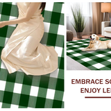 Contemporary Green Tartan Vibe(Green)