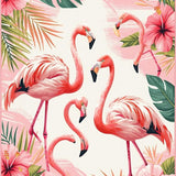 Vibrant Tropical Nature Scene(Pink)