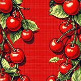 Unique Vintage Fruit Design Element(Red)