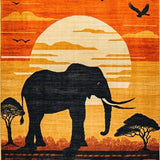Abstract Earthy Sunset Imagery(Orange)