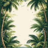 Tropical Coastal Green Tones(Beige)