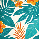 Serene Blue Tropical Elegance(Green)