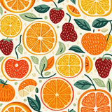 Charming Fruit Themed Accent(Orange)