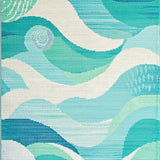 Abstract Watercolor Feel(Blue)