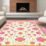 Eclectic Whimsical Floral Motif(Pink)