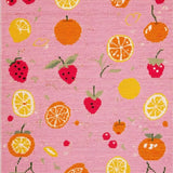 Whimsical Fruit Themed Cartoon Aesthetic(Pink)