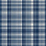 Luxurious Textured Tartan(Blue)