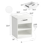 ODIKA Everyday Side Table with Fast Charging Station - ODIKA