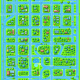 Interactive Map Design for Kids(Blue)
