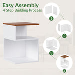 ODIKA Tokyo S Minimalist 3 Tier End Table - ODIKA