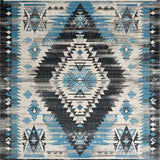Vintage Southwest Cultural Aesthetic(Blue)
