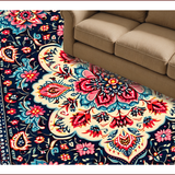 Vintage Paisley Floral(Blue)