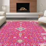 Contemporary Floral Motif with Gold(Red)