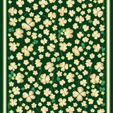 Whimsical Clover Geometric Style(Green)
