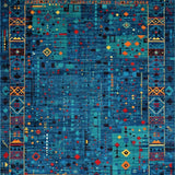 Chic Contemporary Color Splash(Blue)