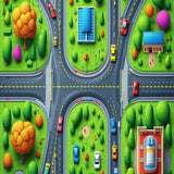 Highway Design Kids Imaginative Play(Green)