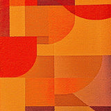 Abstract Geometric Minimalist Area(Orange)
