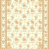 Elegant Curvilinear Floral Flourish(Beige)