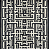 Modern Monochrome Trellis Aesthetic(Black)