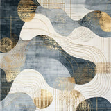 Minimalist Gray Tiled Design Aesthetic(Gray)